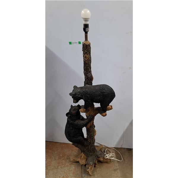 *Ceramic Bear Themed Floor Lamp 55" Tall- As Is, Cannot Ship
