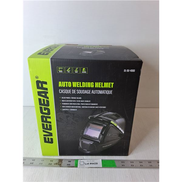 Evergear Auto Welding Helmet, NIB