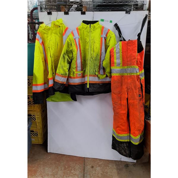 Reflective Workwear- Fall Jacket, Winter Jacket & Overalls- Approx. L