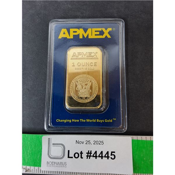 ^ Apmex 1 Oz. Gold Ingot, Cannot Authenticate