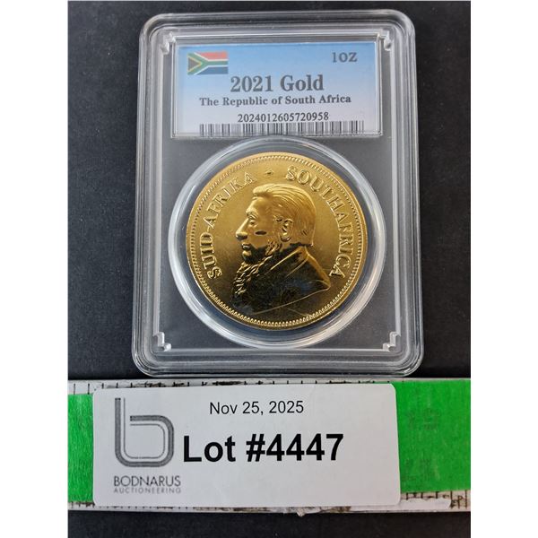 ^ South African 1 Oz. Gold Coin, Cannot Authenticate