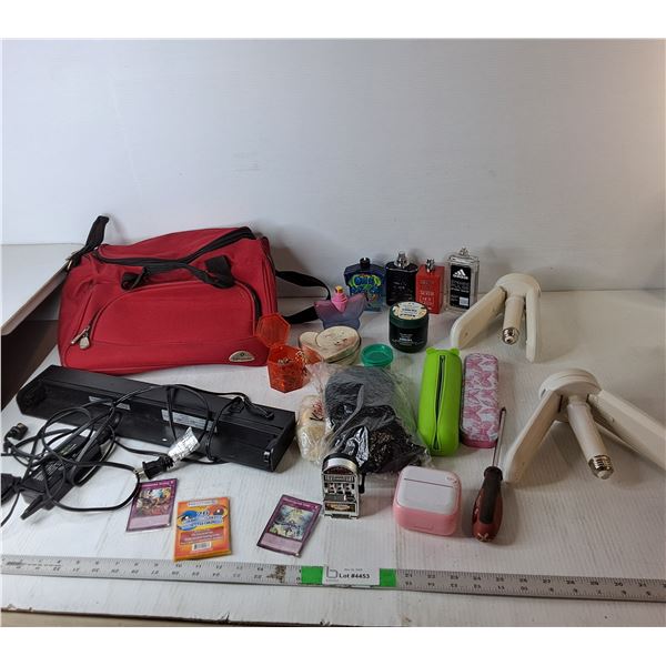 Samsonite Duffel Bag, Perfumes/Colognes- Adidas, Misc., Light Bulbs- Cannot Ship