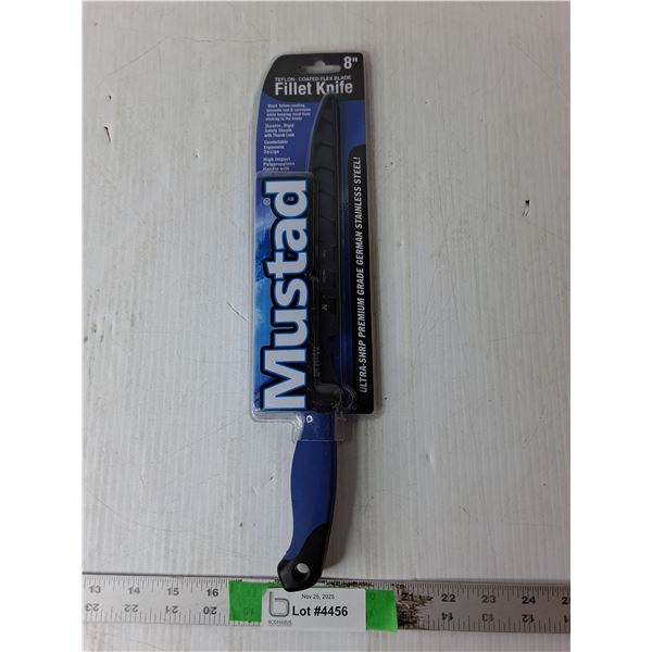 Mustad 8" Fillet Knife, Sealed