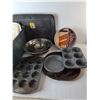 Image 2 : Storage Tote 22.25" x 16" x 11.5", Mixing Bowls, Cutting Boards, Misc. Cannot Ship