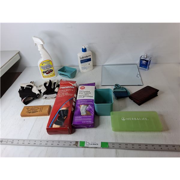 Sneaker Cleaner, Adjustable Gloves-L, Knee Brace, Misc. Cannot Ship