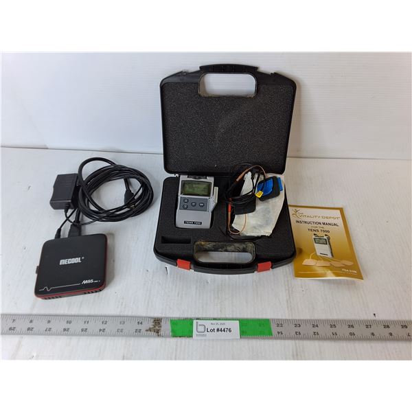 Mecool Android TV Box & Tens 7000 Machine, As Is