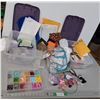 Image 1 : Crafting Supplies- Beads, Rings, Patterns