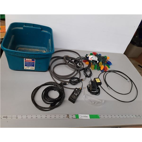 Tote, String Lights- Working, Cords