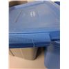 Image 5 : (3) Storage Totes Up to 21.5" x 15.5" x 16.5"- As Is, Cannot Ship
