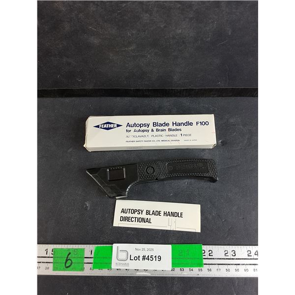 Feather Autopsy Blade Handle