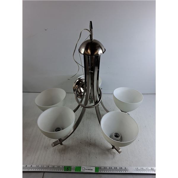 *Hanging Chandelier 24" x 24", Cannot Ship, As Is