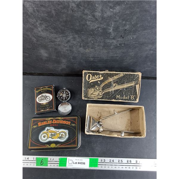 Oster Model B Hair Trimmer, Harley Davidson Playing Cards, Compass