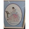 Image 2 : Framed Rebecca Embroidery Wall Art 15" x 12"