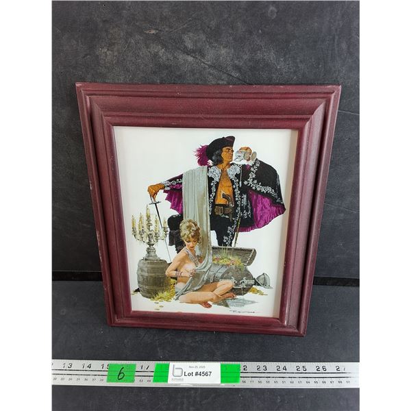 Framed Wall Art Print 13" x 11"