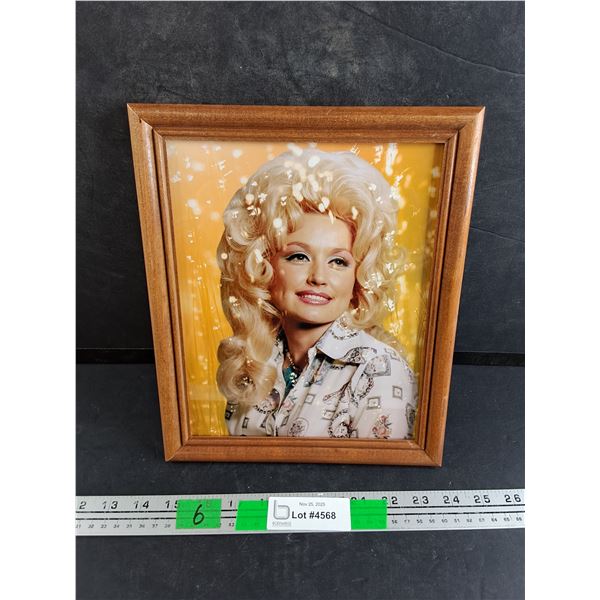 Framed Dolly Parton Wall Art Print 12" x 9"