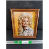 Framed Dolly Parton Wall Art Print 12" x 9"