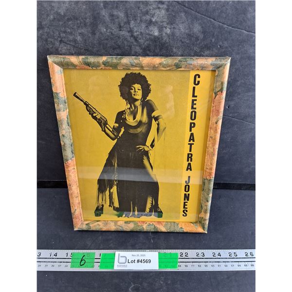Framed Cleopatra Jones Wall Art Print 12" x 9"