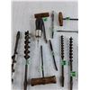 Image 6 : Vintage Hand Augers & Woodworking Tools Assortment