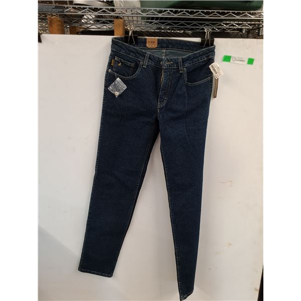 Lois Slim Straight Leg Jeans - Size 34W