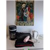 Hair Blow Dyer- Works, Coffee Machine- Untested, Poster