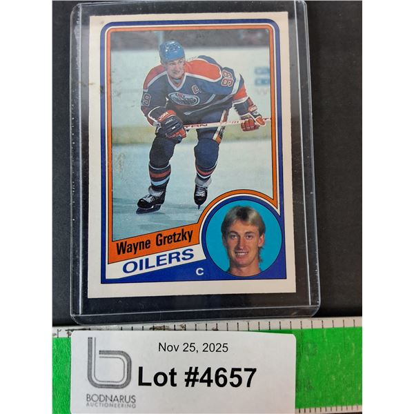 Wayne Gretzky OPC 1984 Oilers Card, Cannot Authenticate