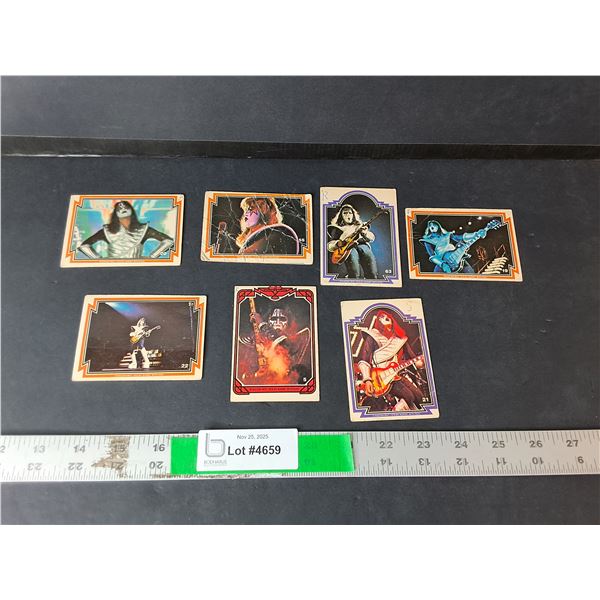 (7) Ace Frehley KISS Collector Cards