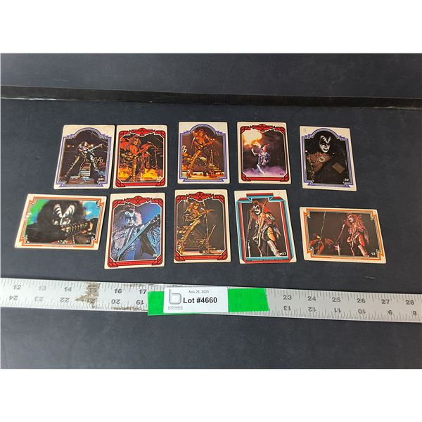 (10) Gene Simmons KISS Collector Cards