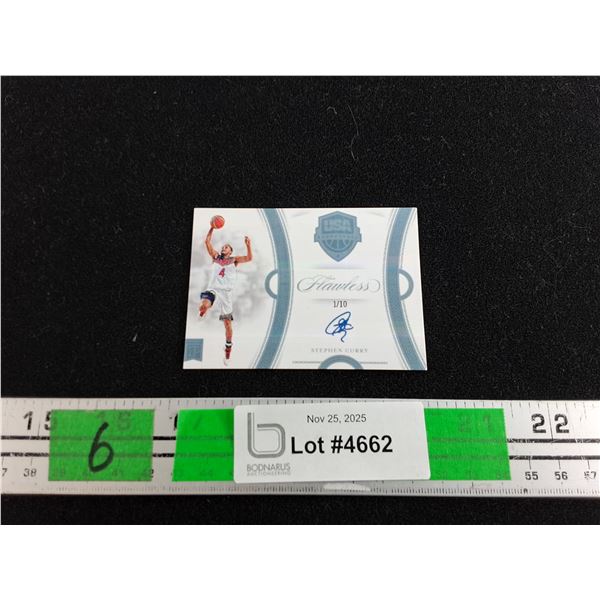 USA Basketball Flawless Stephen Curry Trading Card - Authenticity Not Guaranteed