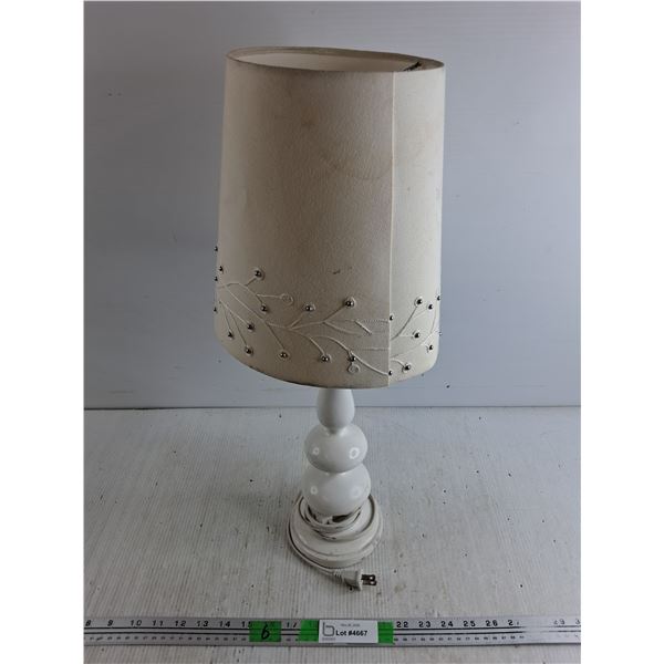 Desk Top Lamp 23", Powers On, As Is