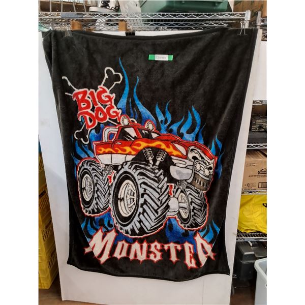 Big Dog Monster Throw Blanket 60" x 43"