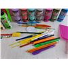 Image 5 : Various Acrylic Paint, Coloring Pencils, Paint Brushes, Small Dust Pan