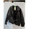 *Pelle Cuir Faux Leather Jacket - Size M