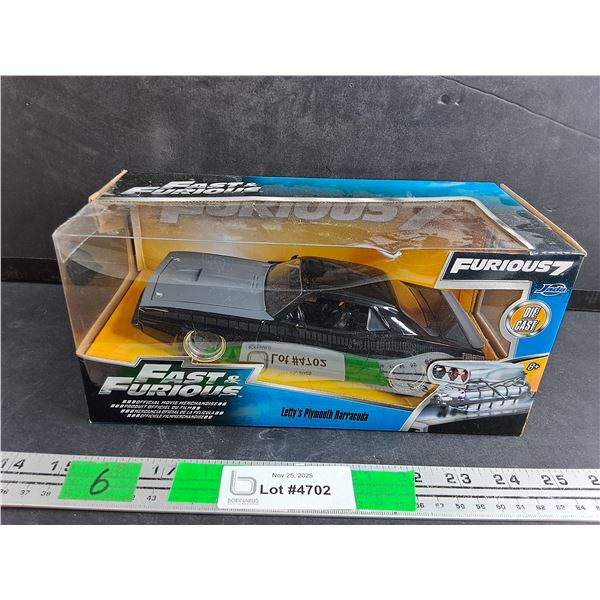 Fast & Furious Die Cast Lettys Plymouth Barracuda