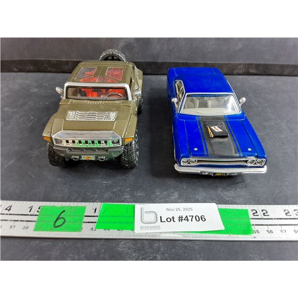 Die Cast Hummer & 1970 Plymouth GTX