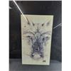 Image 2 : Framed Wolf Wall Art Print 28" x 22" - Pick Up Preferred