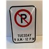 Image 2 : Metal No Parking Sign-12"x18"