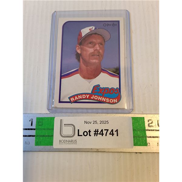 (1) MLB Randy Johnson Montreal Expos Rookie Card