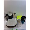 Image 1 : Various Kitchen Items, Bowls (5), Plates (3) , Can Opener -Powers On - As Is