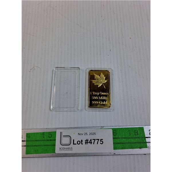 Gold Bar- Cannot Guarantee Authenticity