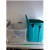 *Rubbermaid Bin (2) - Missing One Lid-Cannot Ship