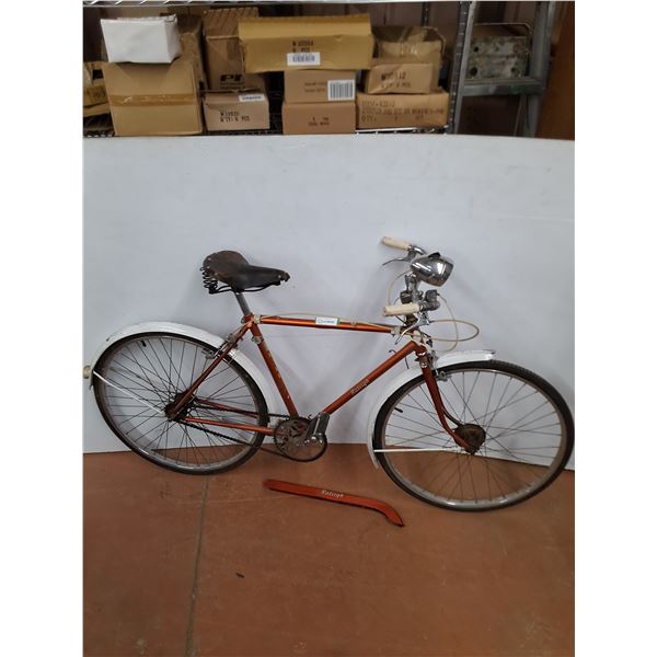 * Vintage Raleigh Men's Bicycle w/Kinetic Energy Lights - No Power Detected - Pickup Only