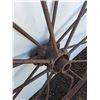 Image 3 : ** Vintage Metal Wagon Wheel - 4.5' Diameter - Pickup Only