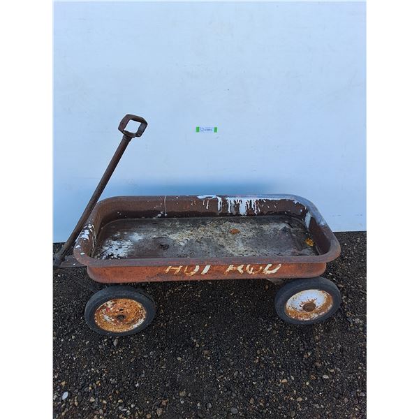 ** Vintage "Hot Rod" 4-Wheel Wagon - 3.5' Length - Pickup Only