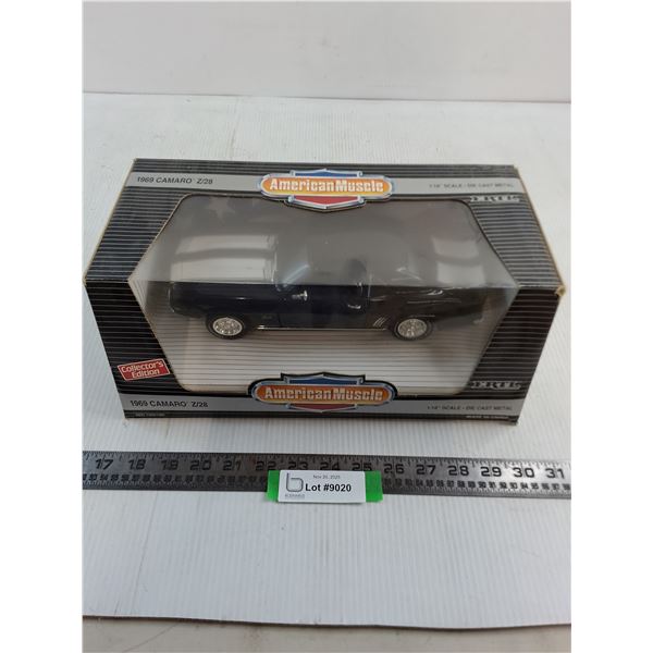 American Muscle In Box 1:18 Scale 1969 Z28 Chevy Camaro