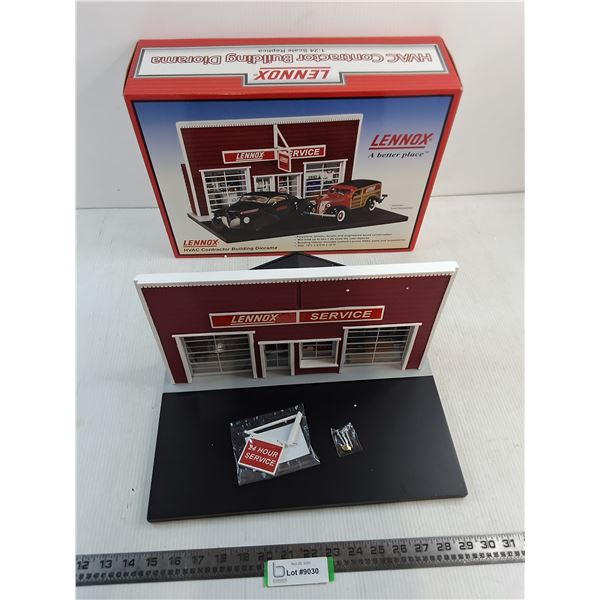 Lennox In Box 1:24 Scale HVAC Contractor Building Diorama
