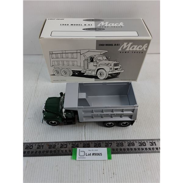 1st In Box 1:34 Scale 1960 Model B61 Mack Dump Truck