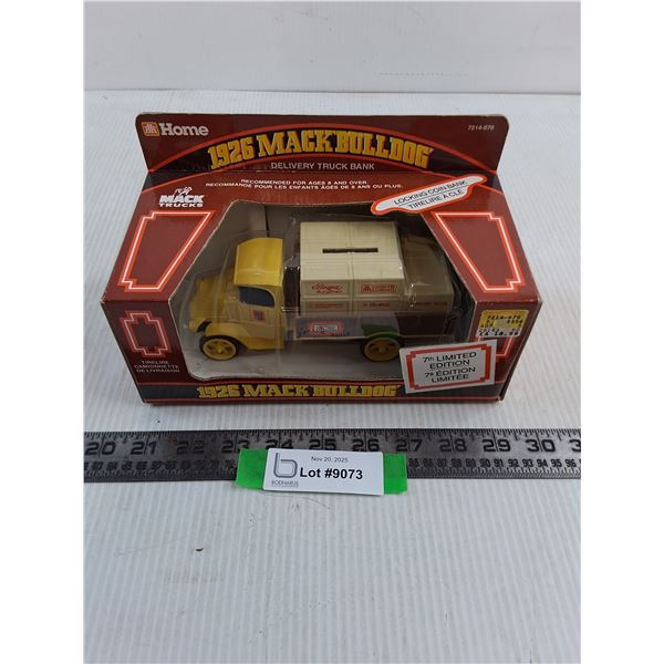 Home Hardware In Box 1:38 Scale 1926 Mack Bulldog Delivery Truck Coin Bank