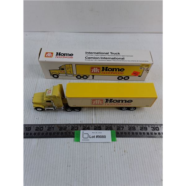 Home Hardware In Box 1:64 Scale International Truck & Trailer