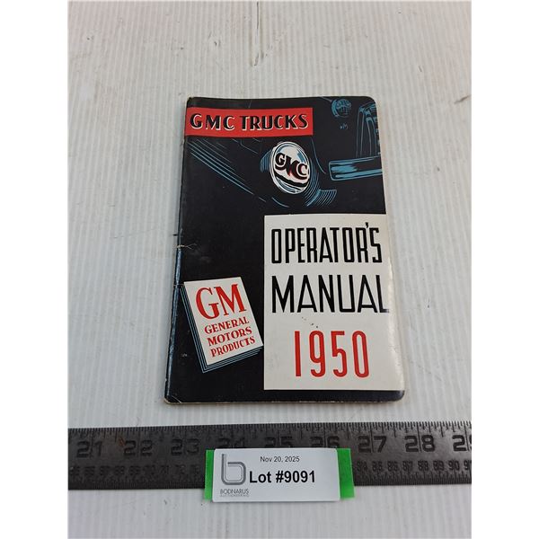 Vintage GMC Trucks Owner's Manual