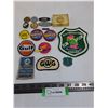 Image 1 : Assorted Vintage Patches, Shirt Pins, Tags, Tokens